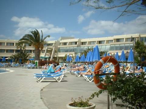Hotel Hesperia Playa Dorada, Playa Blanca, Lanzarote Main Building & Pool Area