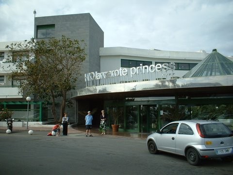 Lanzarote Princess Hotel, Playa Blanca, Lanzarote Entrance To The Lanzarote Princess Hotel
